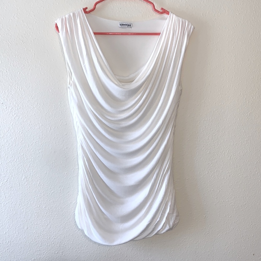Express cap sleeve top